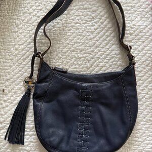 **Navy Blue Brighton Crossbody Bag**